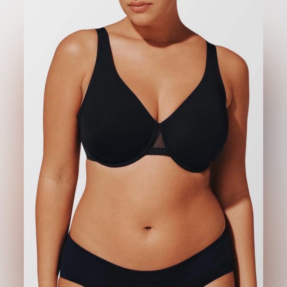 Thirdlove 24/7 Classic Unlined Minimizer Bra In Black Size 38F